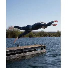 Huub Neoprenanzug Aegis Schwarz/Rot L