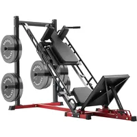 Vevor Beintrainer Beinpresse Hack-Squat-Maschine Schwarz