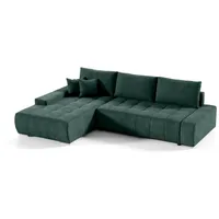 Fun Möbel Ecksofa Sofa mit Schlaffunktion VOGAR, Stoff Aston