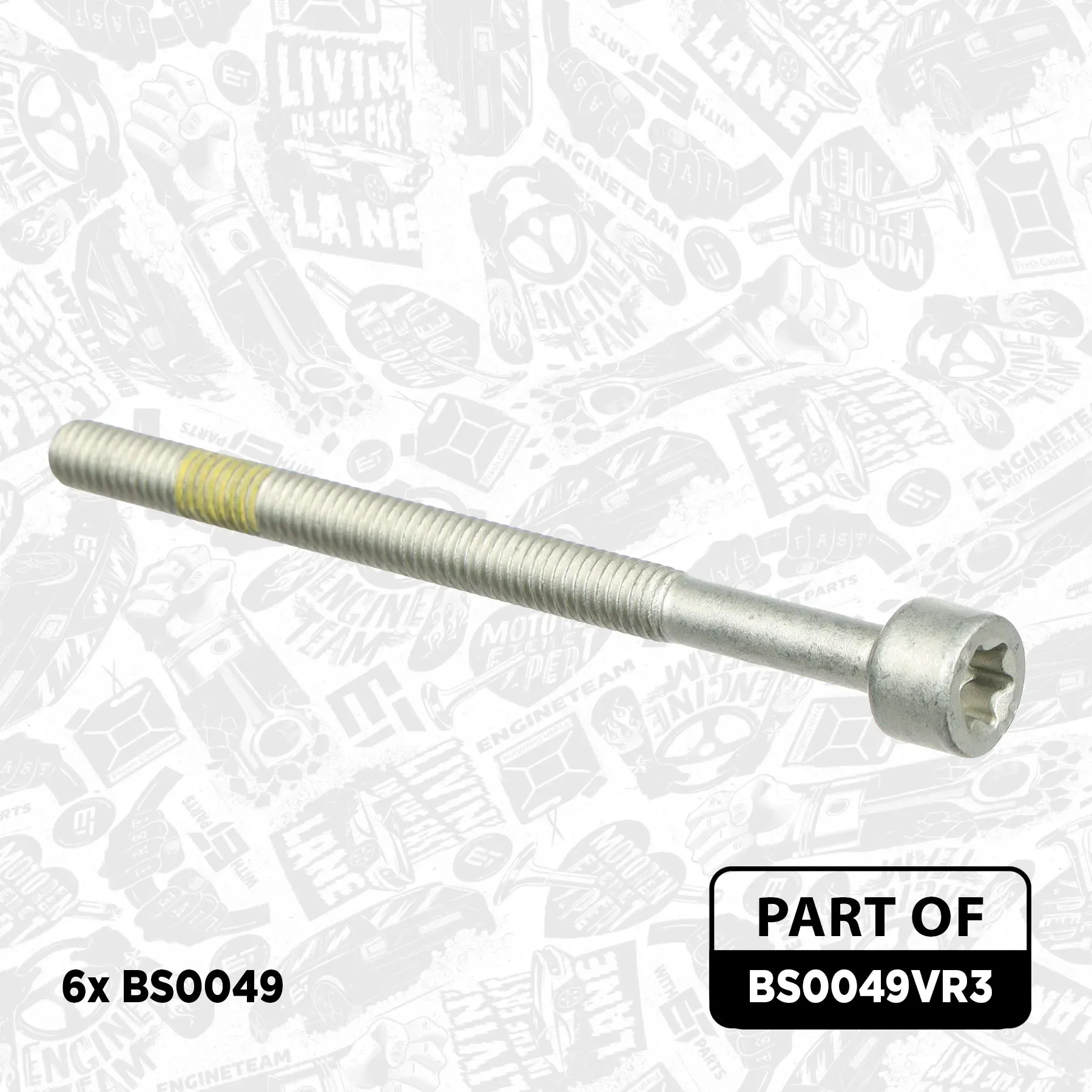 ET ENGINETEAM Schraube, Einspritzdüsenhalter bs0049vr3 für Mercedes