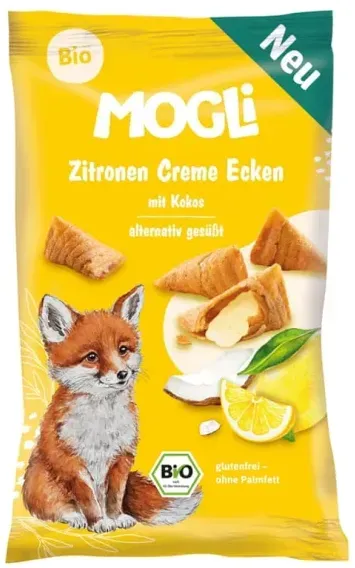 Mogli Zitronen Creme Ecken bio