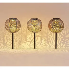 LINDBY Vilani, 3er-Set, 54cm, Erdspieß, IP44