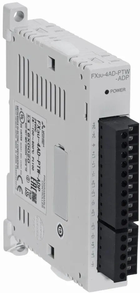 Mitsubishi Electric Analogeingangsmodul FX3U-4AD-PTW-ADP