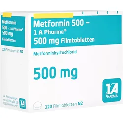 Metformin 500-1a Pharma Filmtabletten 120 St