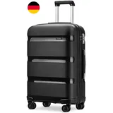 KONO Koffer Handgepäck Hartschalenkoffer Groß Leicht Polypropylen Rollkoffer Mit