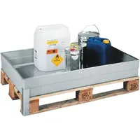 Cemo Auffangwanne 150l GFK o.Befestigungswinkel L1200xB800xH165mm