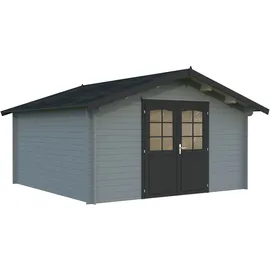Palmako Lotta 4,22 x 4,30 m Hellgrau-Anthrazit