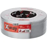 Schuller Eh'klar X-Way Pro Gewebeband, Profi 48mm x 50m silber