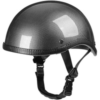 Retro-Helm DOT ECE-geprüft, Retro-Halbhelm Im Deutschen Stil Für Herren Und Damen, Klassischer Motorrad-Jethelm, Cruiser, Chopper, Moped, Scooter, Jethelm Für Erwachsene