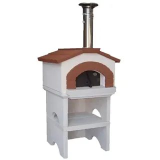 Linea VZ Ponza - Holzbackofen für den Aussenbereich, mit Basis - Kochkammer 55x59 cm