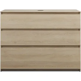 Burgbad Waschtischunterschrank 3 Auszüge 120,2 x 55,2 x 90 cm Eiche Dekor Cashmere