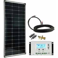 Offgridtec 150 Watt Solaranlage Basic-Starter 150W / 12V - Solarmodul Solarladeregler