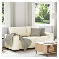 vidaXL 2-Sitzer-Sofa 140 cm Leinen