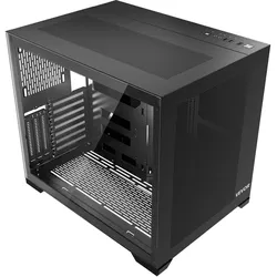 VEVOR PC-Gehäuse Gaming Mid-Tower Dual Chamber für ATX-Motherboard ohne Lüfter