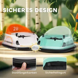 aiyaplay 12V Kinder Elektroauto Autoscooter grün (1-tlg)