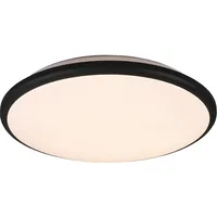Trio Reality LED-Deckenleuchte Limbus Schwarz matt Ø 34,7 cm