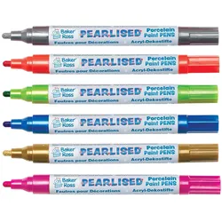 Perlglanz-Porzellanmalstifte Farbpackung A (Set A) Farben