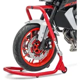 ConStands Motorradheber Lenkkopfständer Vorderrad V5 für Yamaha MT-07 13-26 rot