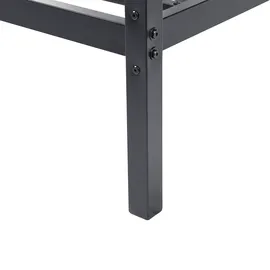 Beliani Himmelbett 180 x 200 cm Schwarz