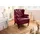 Massivmoebel24 Ohrensessel Chesterfield Leder 88 x 105 x 81 cm Rot