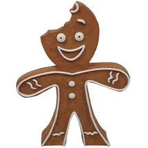 FD Figur Pfefferkuchenmann 24 x 15 x 3,5 cm braun