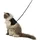 Trixie Softgeschirr mit Leine 36–54 cm schwarz