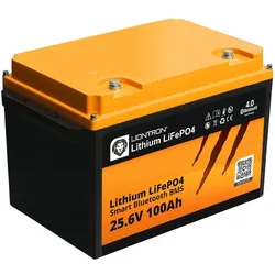 LIONTRON LiFePO4 25,6V 100Ah LX Smart BMS mit Bluetooth - All In 1 - Marine