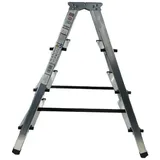 Vago-Tools Leiter Trittleiter Klappleiter zweiseitige Haushaltsleiter 2x4 Stufen