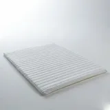 Matratzentopper Aus Memory-schaum Mit Feuerfestem Bezug, H. 5 Cm Weiss 180 x 200 cm