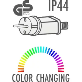 Koopmann International Weihnachtsbaum, 154 LED, 150 cm - Bunt