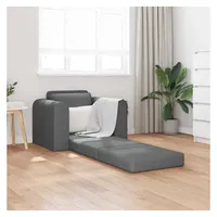 vidaXL Schlafsofa Dunkelgrau 98 x 71 x 83 cm Stoff