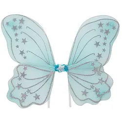 Kinder-Flügel "Glitzer", hellblau, 50 x 36 cm