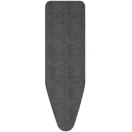 Brabantia Bügelbrettbezug, Jeansschwarz, Größe B schwarz 8 mm Schaumstoff