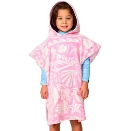 Rip Curl Mixed Snap Cotton Poncho - Pink - One Size