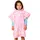 Rip Curl Mixed Snap Cotton Poncho - Pink - One Size
