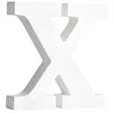 Rayher MDF-Buchstabe X 3D-Buchstabe 11 x 11 cm
