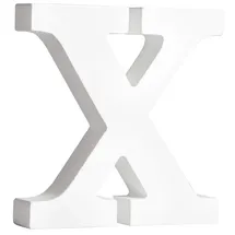 Rayher MDF-Buchstabe X 3D-Buchstabe 11 x 11 cm