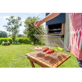 Sauvic 20x25 Cm Verzinkter Fischgrill - Grey - One Size