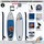 F2 SUP Stand Up Paddle Board Glide Surf Youth Wing 280cm 9,2 Grau