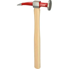 KS Tools Karosserie-Flachspitzhammer gewölbter Kopf 460 g