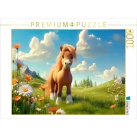 Calvendo Puzzle Pony Sarah auf der Frühlingswiese 1000 Teile