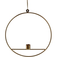 AM Design Kerzenhalter »Weihnachtsdeko«, (Set, 2 St.), aus Metall, Höhe ca. 27 cm, goldfarben