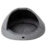 Hobbydog Hundehütte Hundehütte Hundehöhle Hundekorb Katzehütte Hundebett Katzenhöhle grau R1 80x80x52 cm