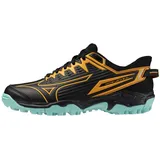 Mizuno Wave Lynx 2 Feldhockeyschuhe Kinder 12 - black/tangelo/ice green 32.5