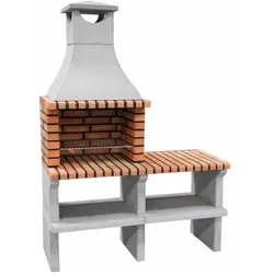 MOVELAR Grill SINES XL mit Arbeitsfläche aus farbigem Ziegelstein