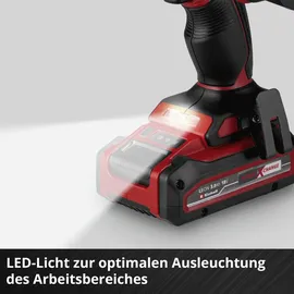 Einhell TP-CD 18/70 ohne Akku + 2 x 3,0 Ah