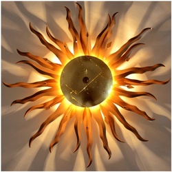 s.luce Diator XL handgeschmiedete Sonne Rost- & Goldfarben