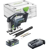 Carvex psbc 420 EB-Basic Akku Pendelstichsäge 18 v 120 mm Brushless + 1x Akku 4,0 Ah + Schnellladegerät + Systainer - Festool