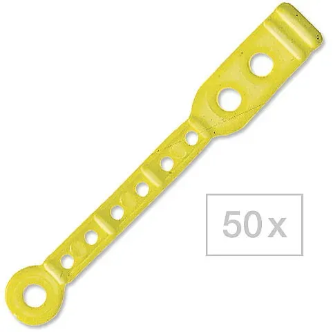 MyBrand Flexofix-Patentgummilaschen Kurz, für Kurzwickler., Pro Packung 50 Stück