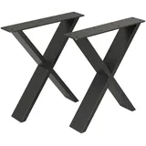 [en.casa] Tischgestell Maribo 42 x 40 x 6 cm